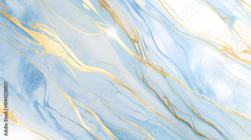 Gold inlaid jade marble abstract texture background