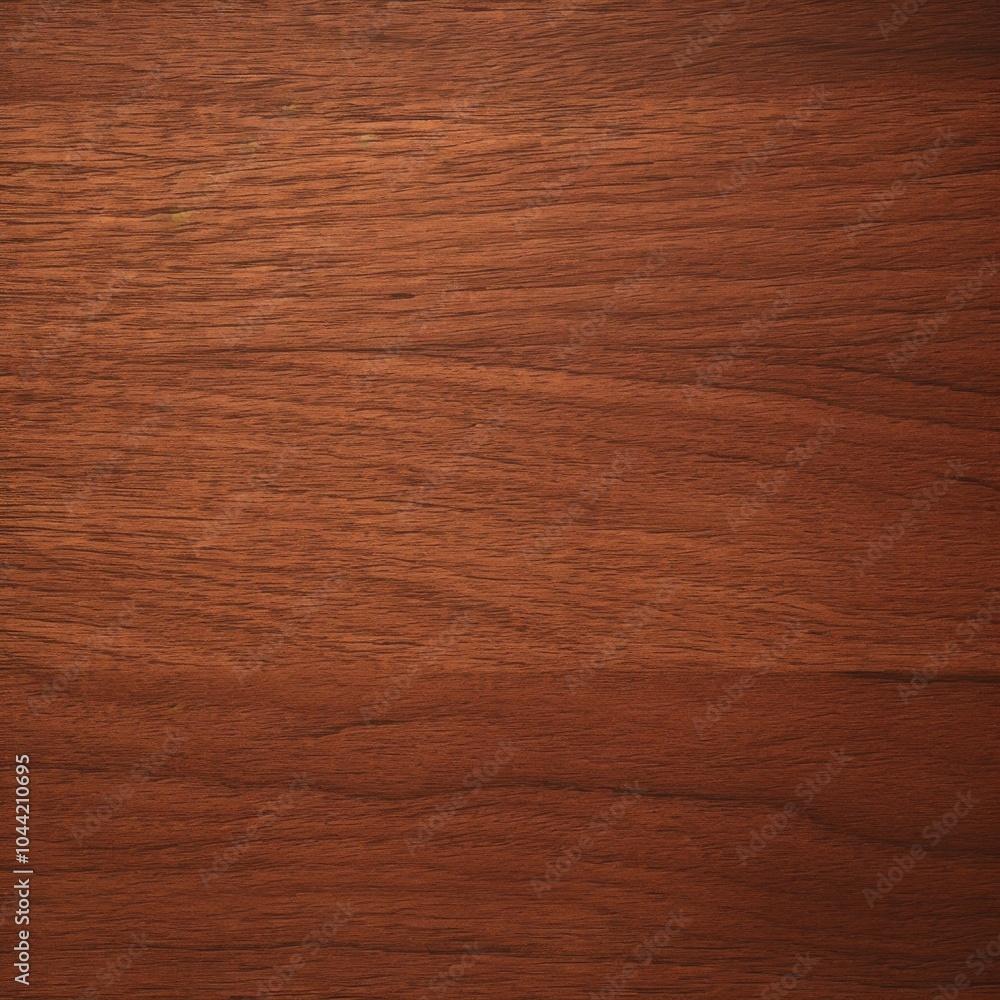 Fototapeta premium Rich, warm mahogany wood texture with subtle grain patterns, perfect for backgrounds or design elements.