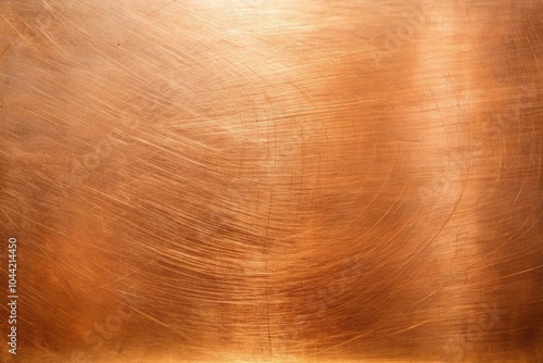 Scratched copper sheet surface