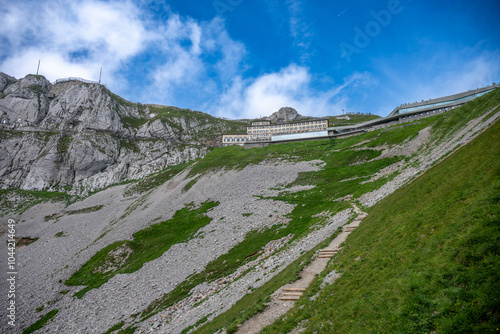 Pilatus mountain peak of Switzerland photo