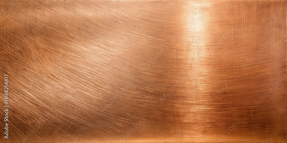Scratched copper sheet with symmetrical patterns Scratched copper sheet with symmetrical patterns