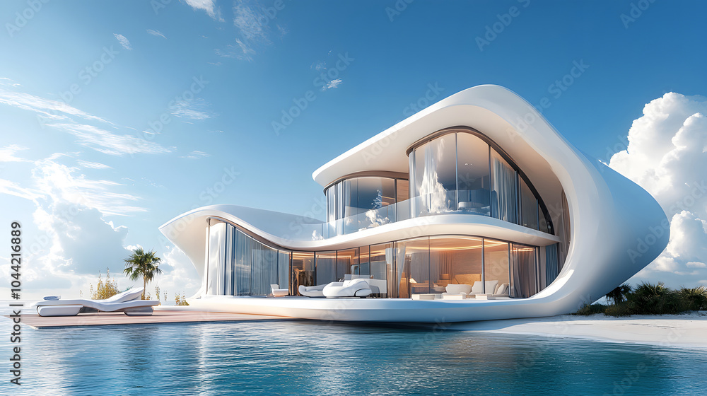 Fototapeta premium Futuristic Resort