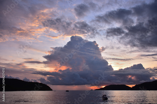 Atardecer en bahia de Zihuatanejo..