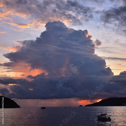 Atardecer en bahia de Zihuatanejo..