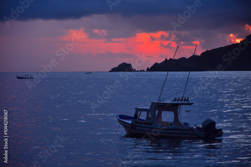 Atardecer en bahia de Zihuatanejo..