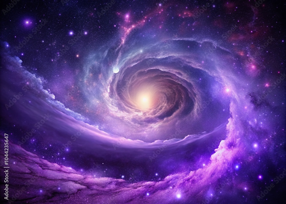 Fototapeta premium Stunning Galaxy Purple Background for Minimalist Photography and Designs