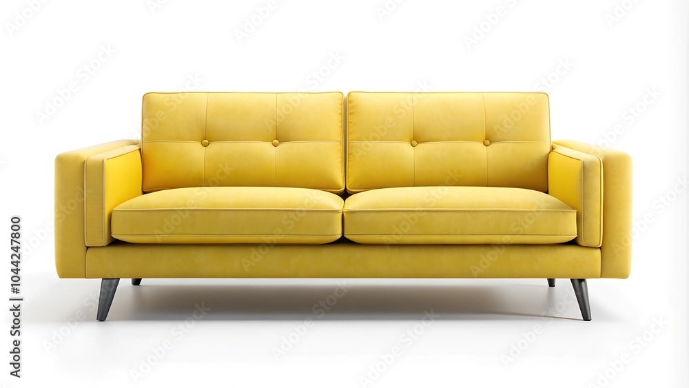 Fototapeta premium sofa isolated on white background