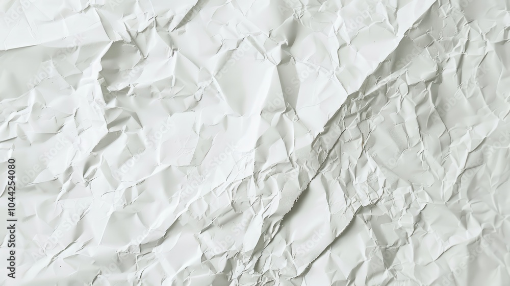 Obraz premium Crumpled Paper Texture for Creative Backgrounds