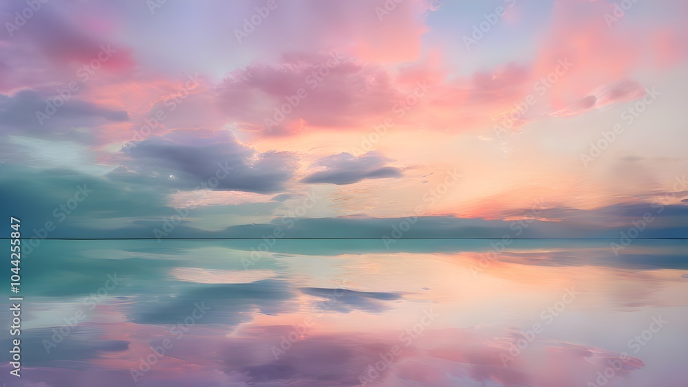 Naklejka premium Abstract minimalist landscape background 