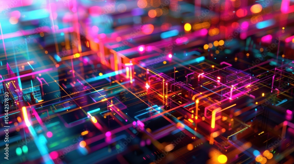 An array of glowing purple and blue cubes against a black background, reflecting an advanced and vibrant technological landscape. An array of glowing purple and blue cubes against a black background, reflecting an advanced and vibrant technological landscape.