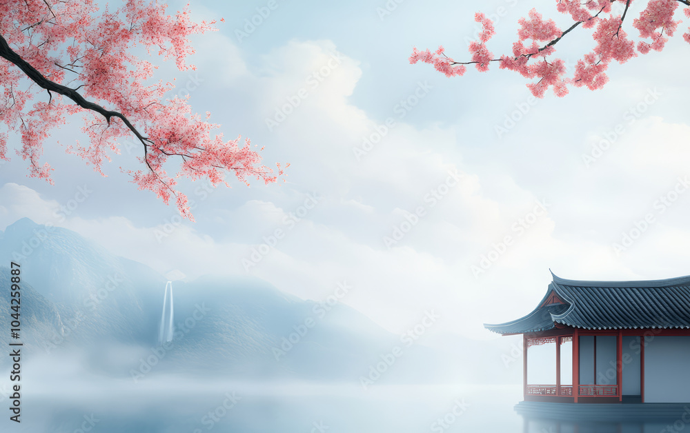 Traditional artistic background of China elements Traditional artistic background of China elements