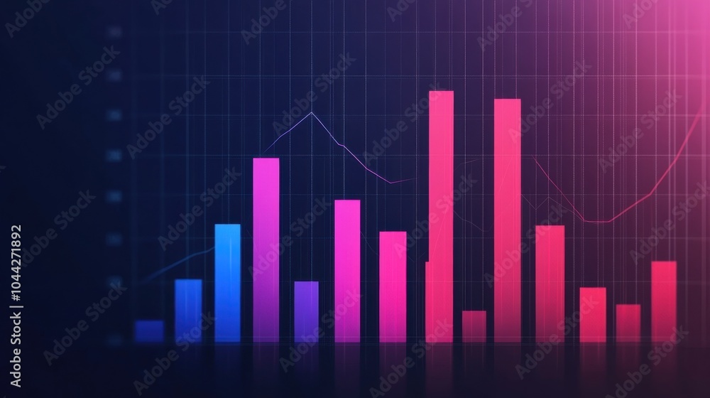 Vibrant Data Visualization with Chart Elements Vibrant Data Visualization with Chart Elements