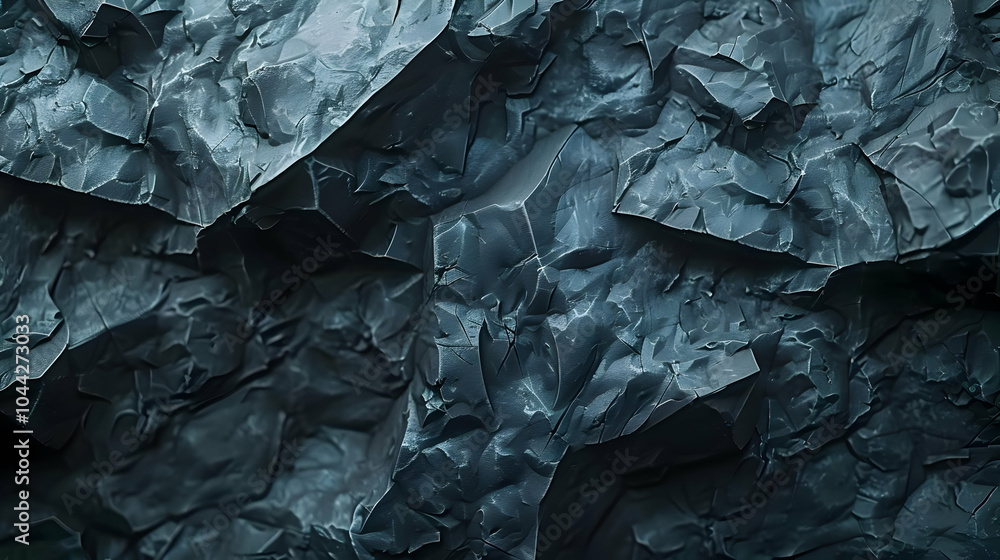 Abstract Background - Dark Grey Crinkled Texture Abstract Background - Dark Grey Crinkled Texture