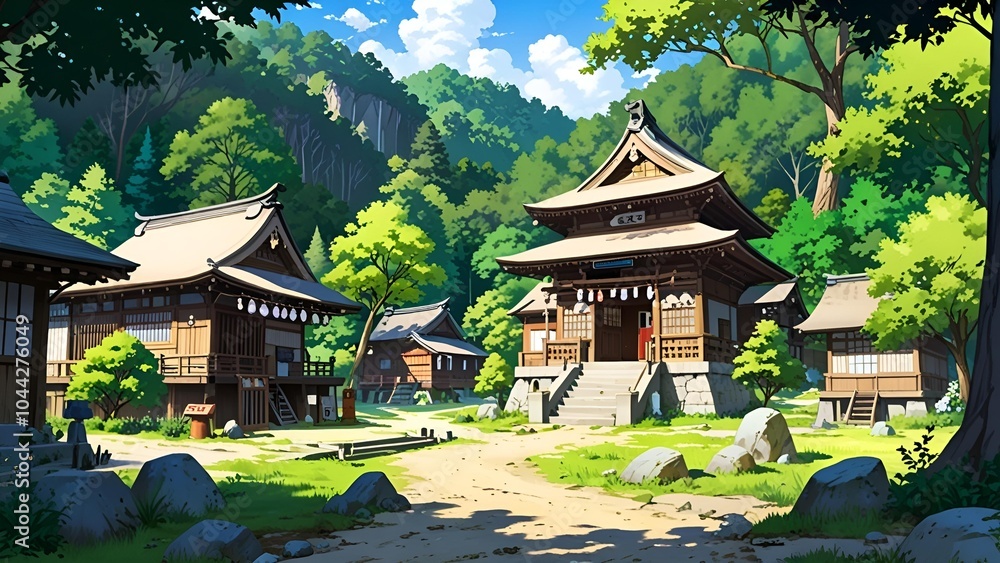 Fototapeta premium Rural chinese village 
