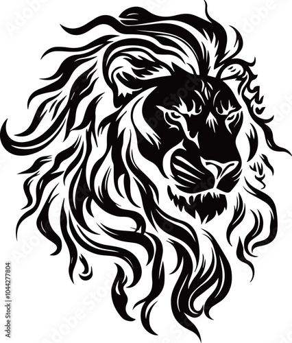 Wallpaper Mural lion tribal tattoo Torontodigital.ca