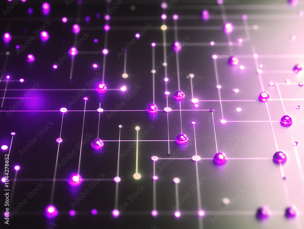 3d Social Networking Purple Nodes background, interconnected by digital lines to form a grid structure, indicating interconnections and relationships in the social community or business 3d Social Networking Purple Nodes background, interconnected by digital lines to form a grid structure, indicating interconnections and relationships in the social community or business