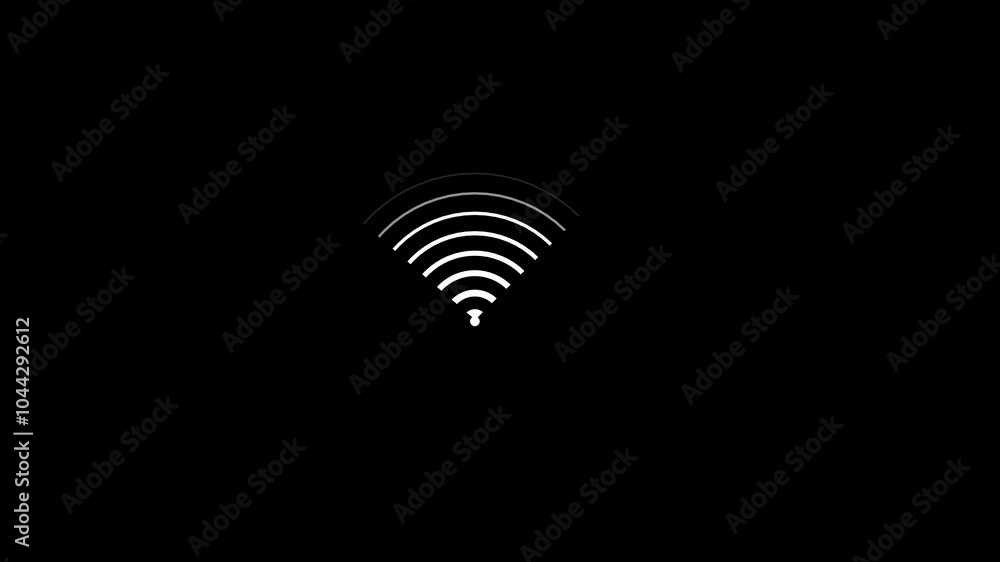 Wireless signal icon, Wifi icon animated, Radio wave signal Wireless signal icon, Wifi icon animated, Radio wave signal