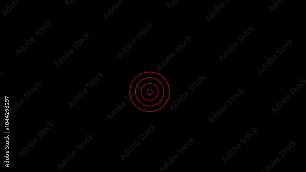 Radio wave signal animated video, technology concept Radio wave signal animated video, technology concept