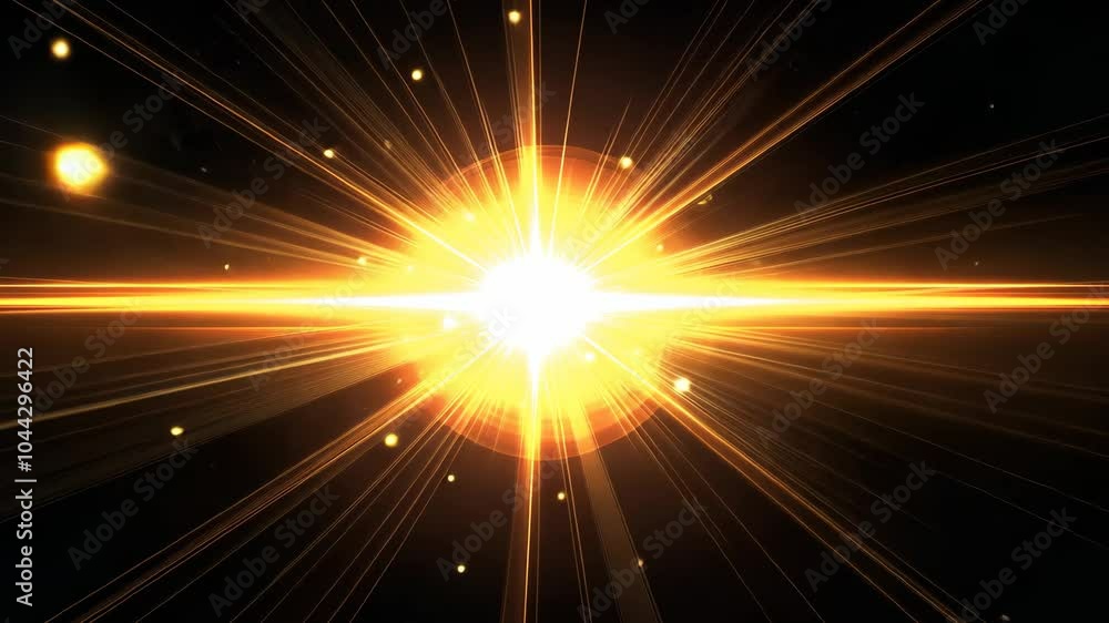 Bright starburst light effect in space, abstract concept. Cosmic explosion and energy theme Bright starburst light effect in space, abstract concept. Cosmic explosion and energy theme