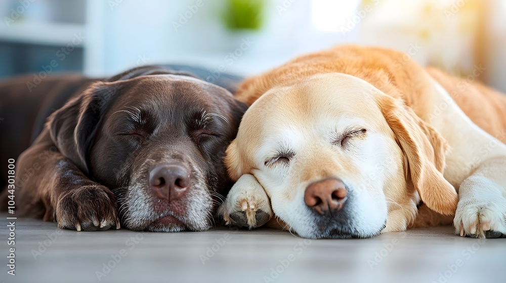 Peaceful Canine Companions Cuddled Together in Heartwarming Moment of Serenity Two loyal dogs resting side by side sharing a tranquil and affectionate moment of comfort and companionship Peaceful Canine Companions Cuddled Together in Heartwarming Moment of Serenity Two loyal dogs resting side by side sharing a tranquil and affectionate moment of comfort and companionship
