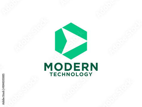 Simple Arrow Up Logo. Circle Shape with Negative Space Arrow inside isolated on White Background. Usable for Business and Branding Logos.