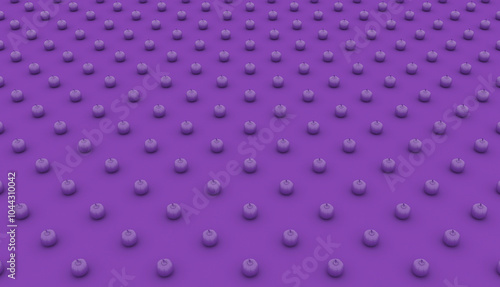 Halloween themed background, 3D art render purple pumpkins pattern in a purple background
