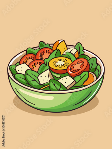 salad illustration