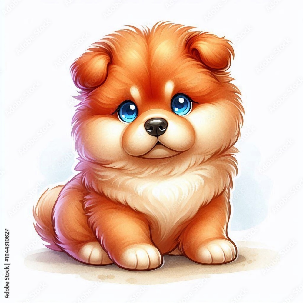 Niedlicher Chow Chow Niedlicher Chow Chow