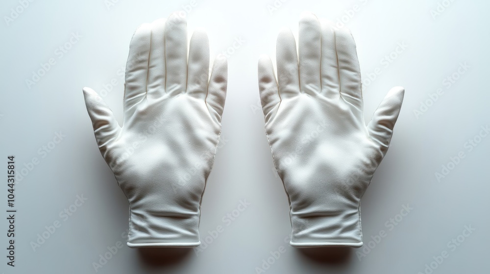 A blank pair of gloves with a white background, leaving room for a logo on the back of the hand. A blank pair of gloves with a white background, leaving room for a logo on the back of the hand.