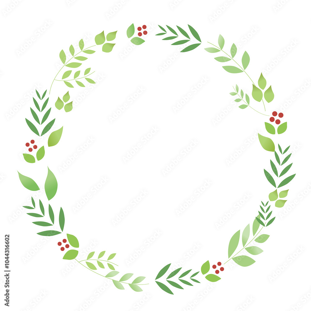 やさしい葉っぱのフレーム