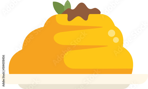 This vector illustration features a classic italian pasta dish, perfect for food blogs, menus, and more