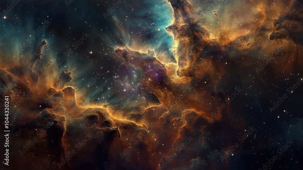 Fototapeta premium Cosmic Nebula