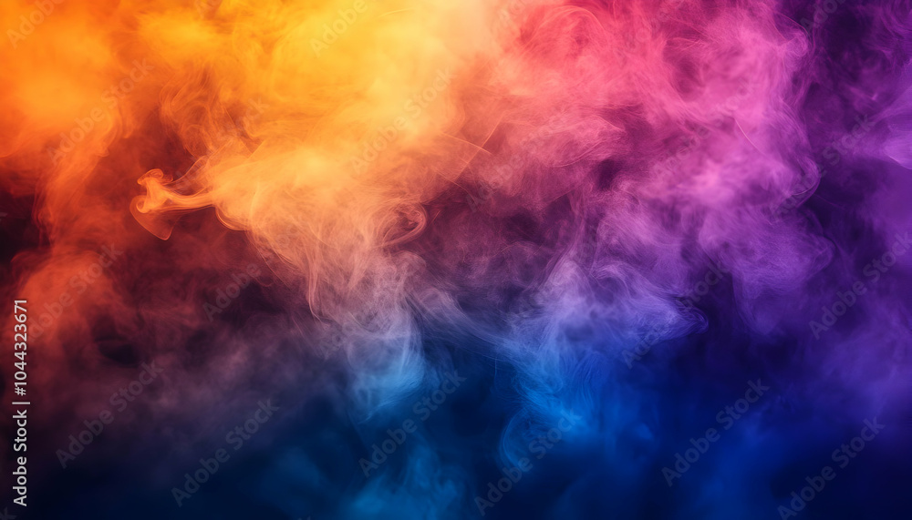 Abstract colorful smoke background, blue, design, effect, fantasy, fire Abstract colorful smoke background, blue, design, effect, fantasy, fire