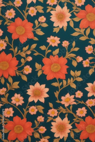 flowers pattern wallpaper