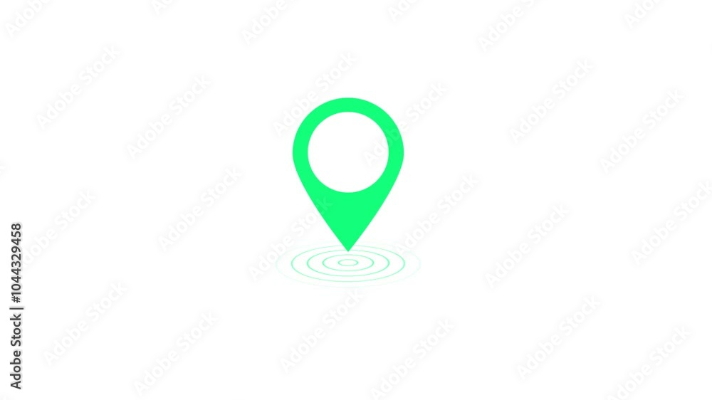 Animated location icon