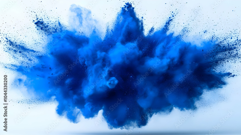 Blue Powder Explosion, abstract, background, texture, design, art Blue Powder Explosion, abstract, background, texture, design, art