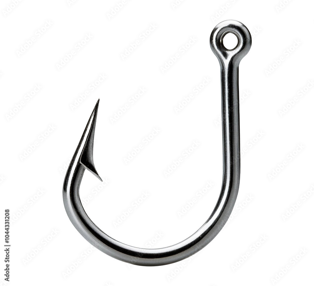 fishing hook isolated on transparent background fishing hook isolated on transparent background