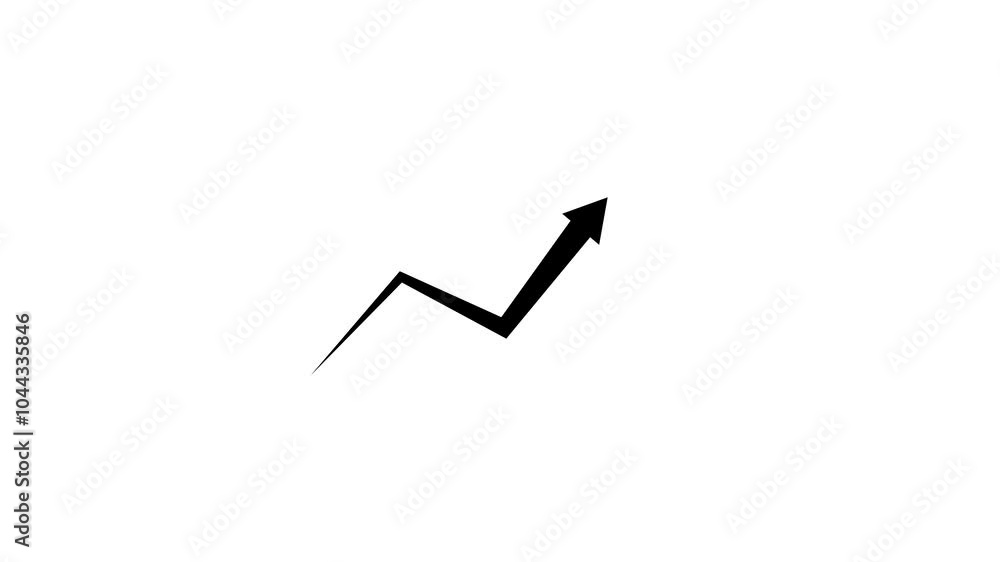 business growth arrow and graph chart, Business line arrow, improvement, business strategy, arrow rising up business growth arrow and graph chart, Business line arrow, improvement, business strategy, arrow rising up