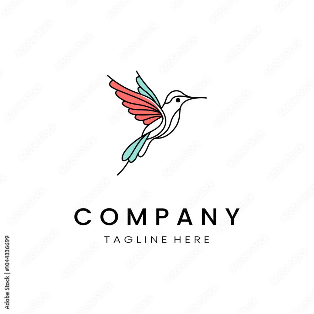 minimalistic and simple hummingbird vector line art with a bit of color, on a white background
minimalistic and simple hummingbird vector line art with a bit of color, on a white background