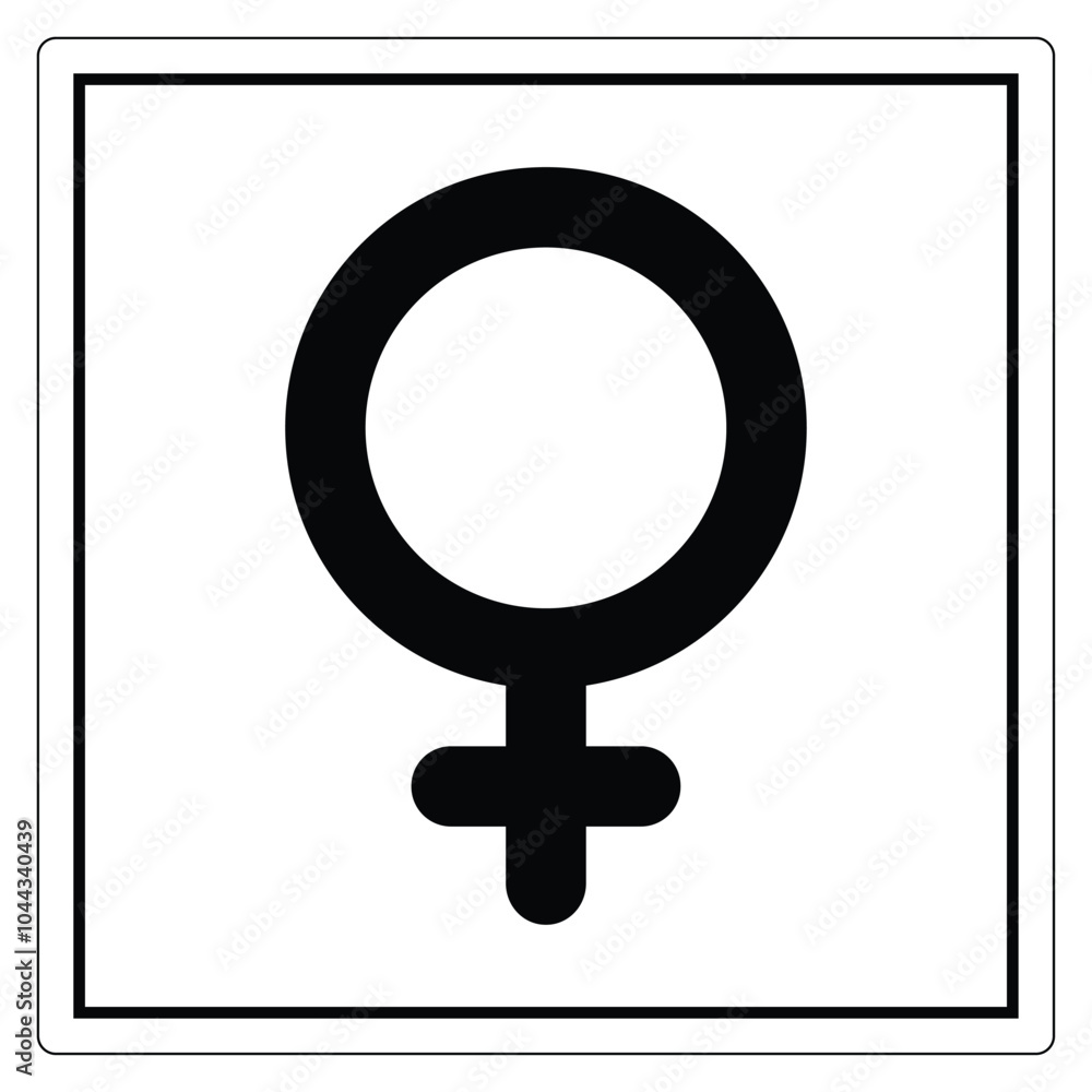 Female Gender Symbol for Representation and Equality Female Gender Symbol for Representation and Equality