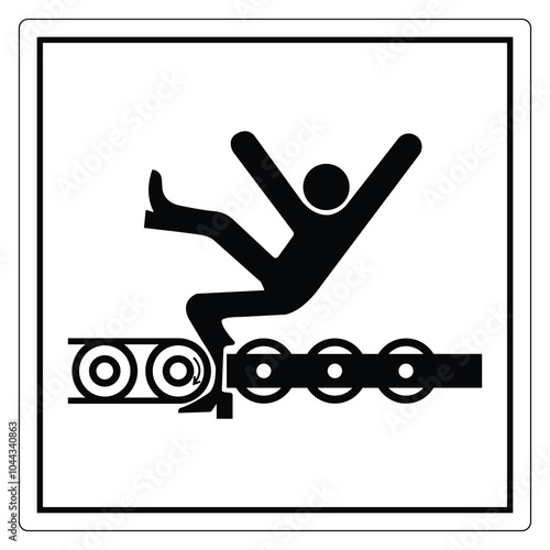 Warning Sign of Slipping Hazard in Workplace