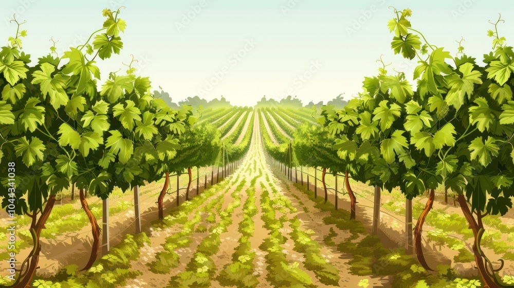 Vineyard Landscape Vineyard Landscape