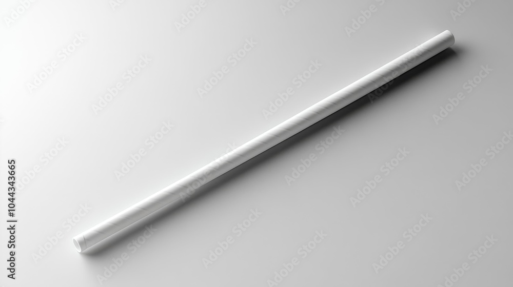 A long, slim reusable straw case, isolated on a white background. Perfect for presenting eco-friendly or sustainable product designs for reusable straw packaging. A long, slim reusable straw case, isolated on a white background. Perfect for presenting eco-friendly or sustainable product designs for reusable straw packaging.