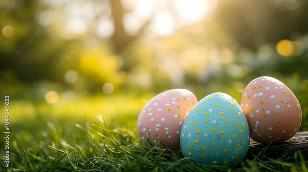 Easter Eggs in Grass, spring, holiday, celebration, colorful, decoration Easter Eggs in Grass, spring, holiday, celebration, colorful, decoration
