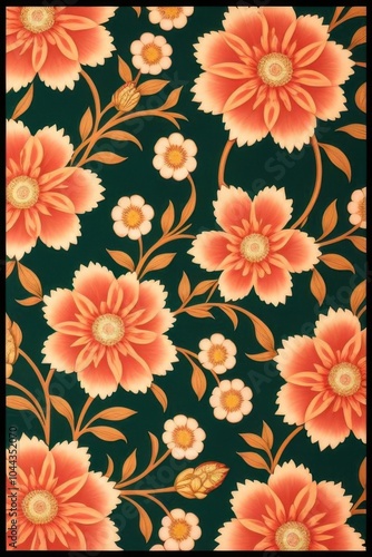 flowers pattern wallpaper