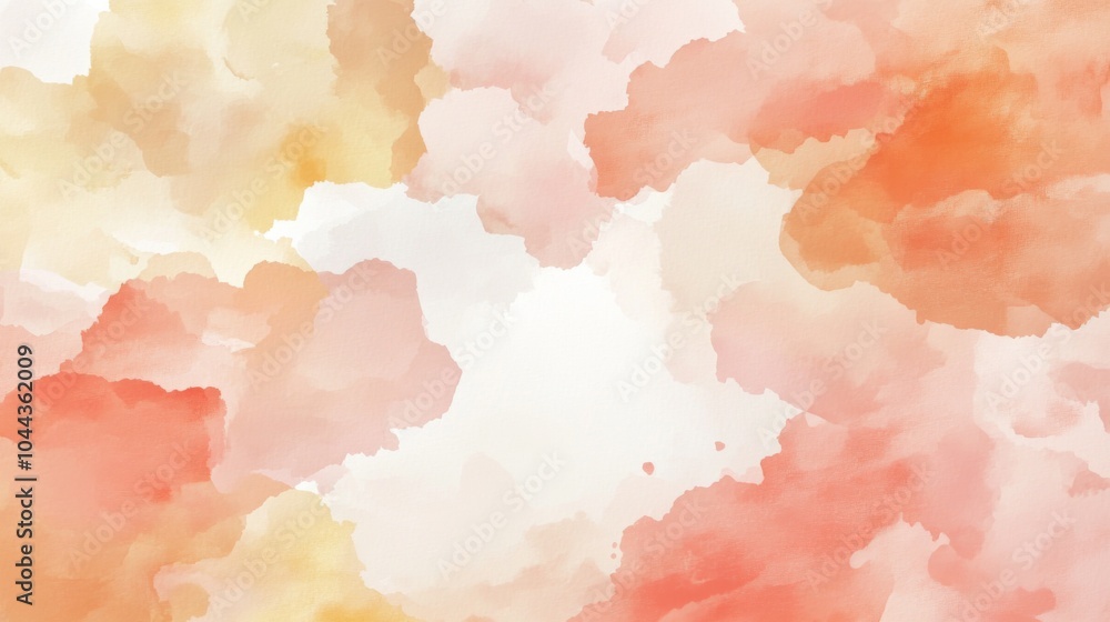 Fototapeta premium Subtle High Contrast Watercolor Background