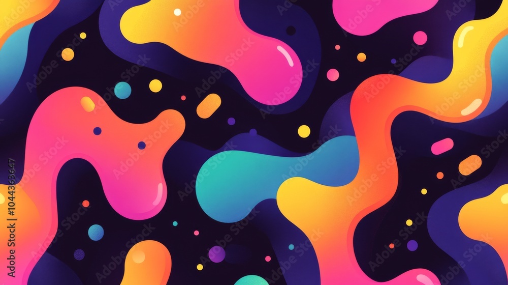 Vibrant Gradient Patterns with Subtle Lighting Effects Vibrant Gradient Patterns with Subtle Lighting Effects