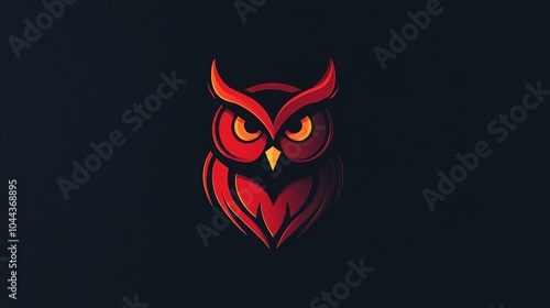 Sleek and modern owl logo design tailored for the tourism industry. This creative logo combines the essence of nature with contemporary aesthetics, featuring a stylized owl that symbolizes wisdom,  photo