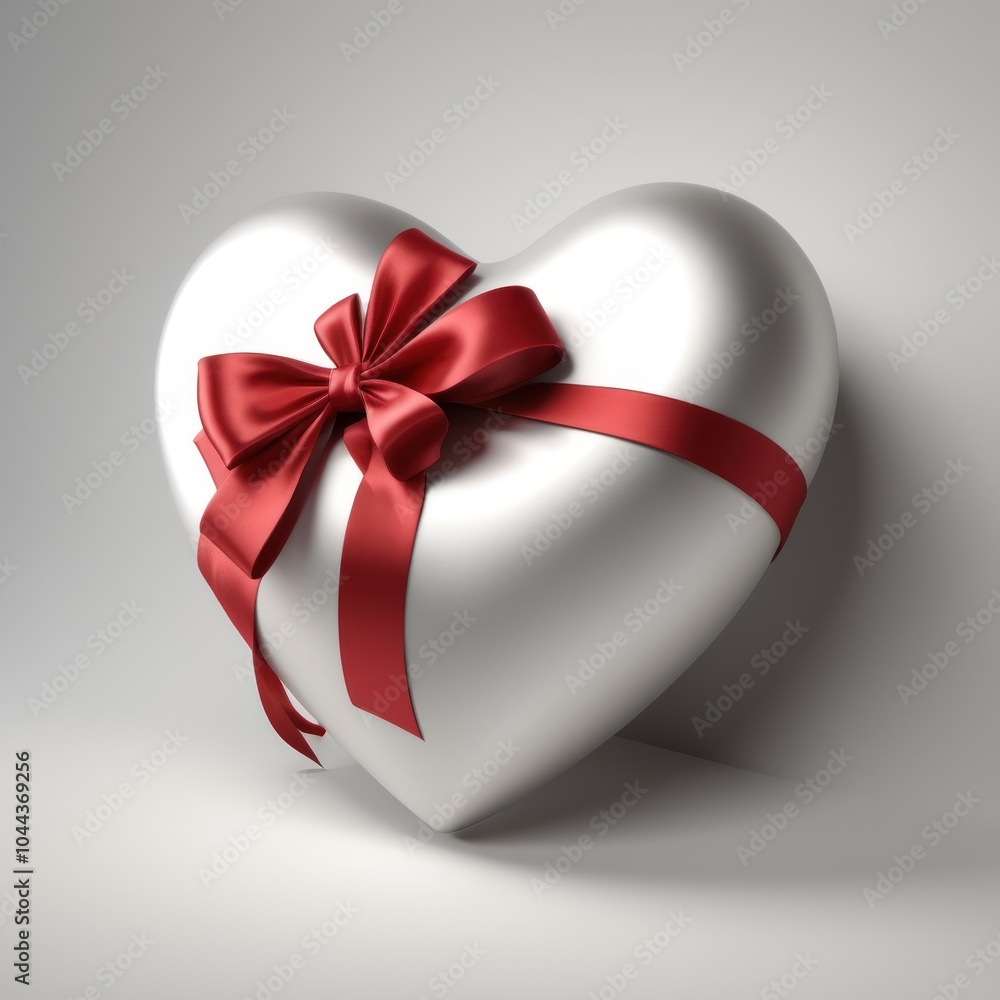 A stylish heart-shaped gift box adorned with a red ribbon bow, symbolizing love, romance, and celebration. Perfect for romantic occasions, Valentine's Day, or gift-giving ideas. A stylish heart-shaped gift box adorned with a red ribbon bow, symbolizing love, romance, and celebration. Perfect for romantic occasions, Valentine's Day, or gift-giving ideas.