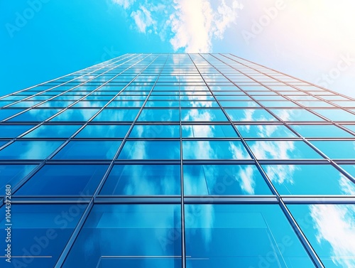 Wallpaper Mural Modern Office Building Under Blue Sky Torontodigital.ca